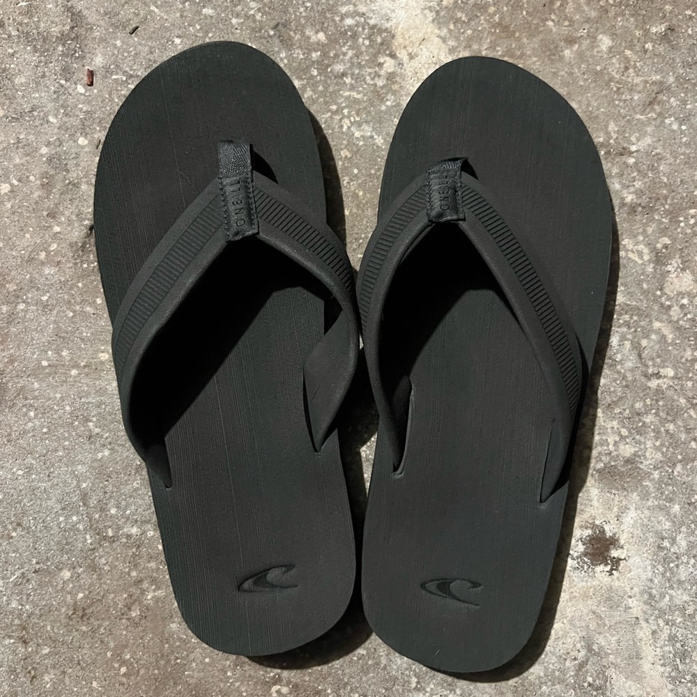 Quiksilver Charcoal Grey Flip-Flops